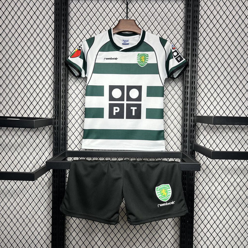 Sporting CP Kit Criança Retro 2001-03