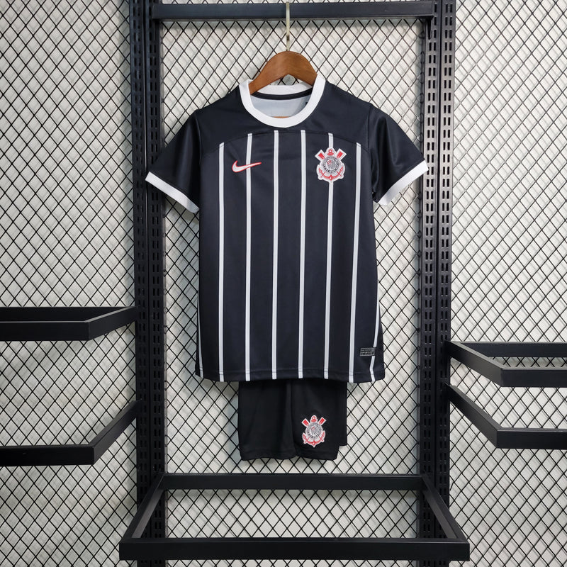 Conjunto Infantil Corinthians 2023/24 - Away - LANÇAMENTO