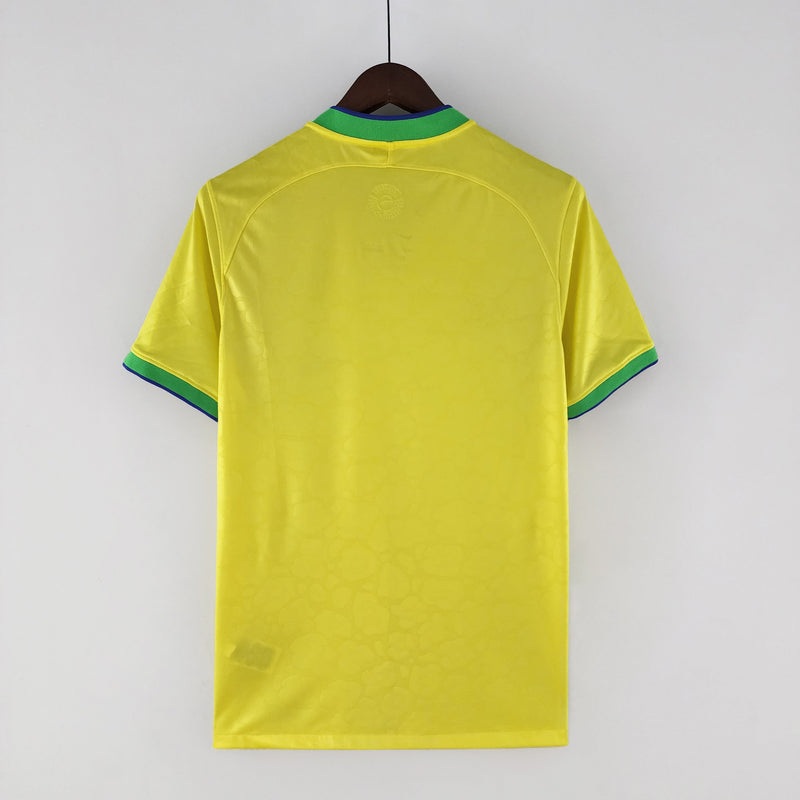 Camisola Seleção Brasil I [Com Patch] 22/23 - Amarelo