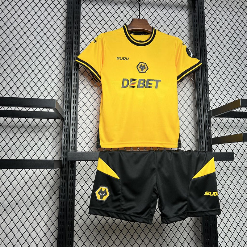 Conjunto Infantil Wolverhampton Home 2024/25