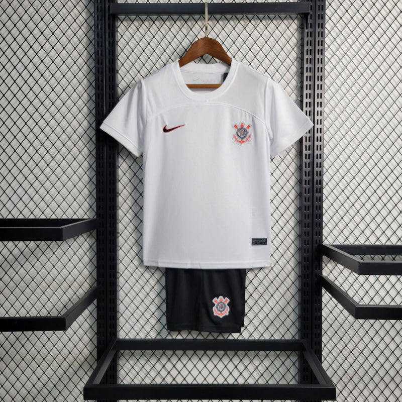 Conjunto Infantil Corinthians 2023/24 - Home - LANÇAMENTO