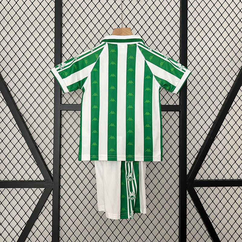 Real Betis Kit Criança Retro 1995-97