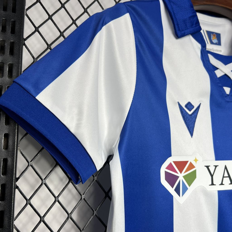 Conjunto Infantil Real Sociedad Home 2024/25