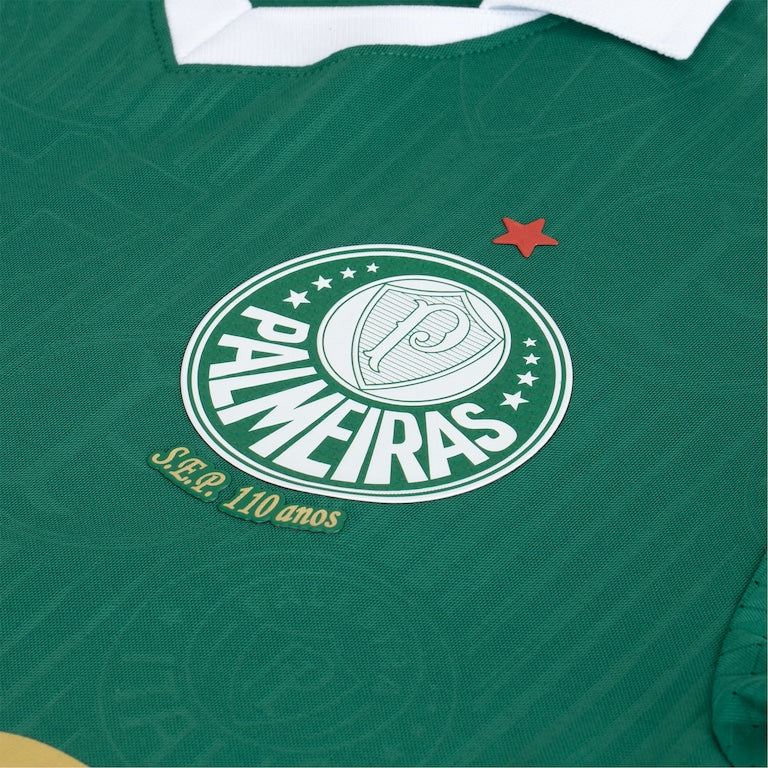 Camisola Palmeiras Feminina Verde Home 2024/25