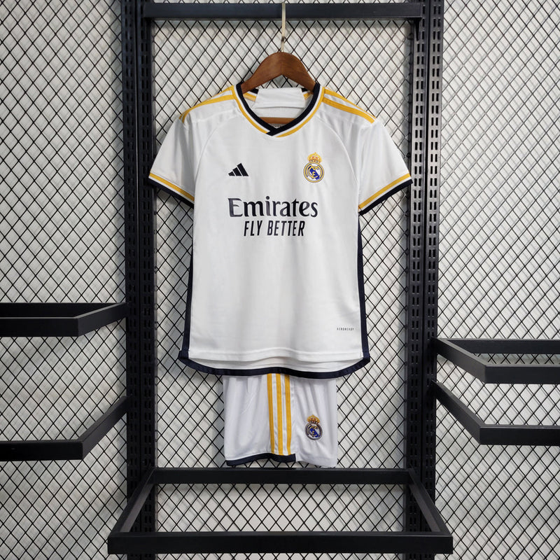 Conjunto Infantil Real Madrid 2024 - Home