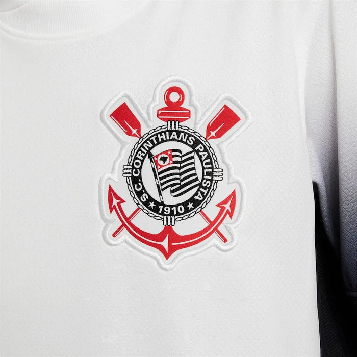 Conjunto Infantil Corinthians branco 2024/25