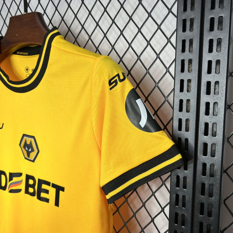 Conjunto Infantil Wolverhampton Home 2024/25