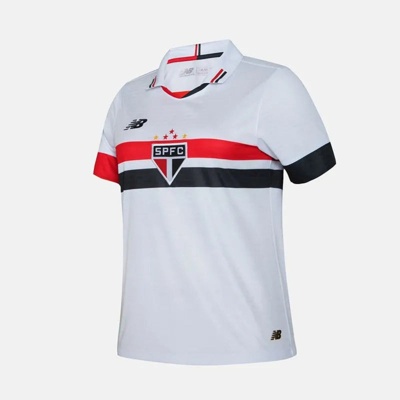 Camisola São Paulo Feminina branca Home 2024/25