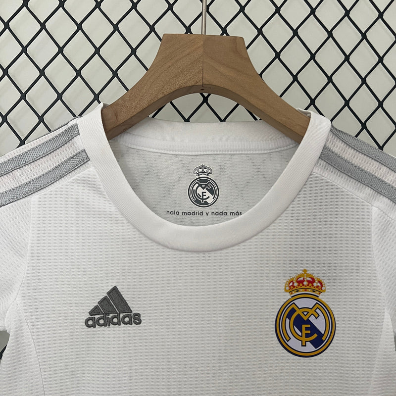 Real Madrid Kit Criança Retro 2015-16