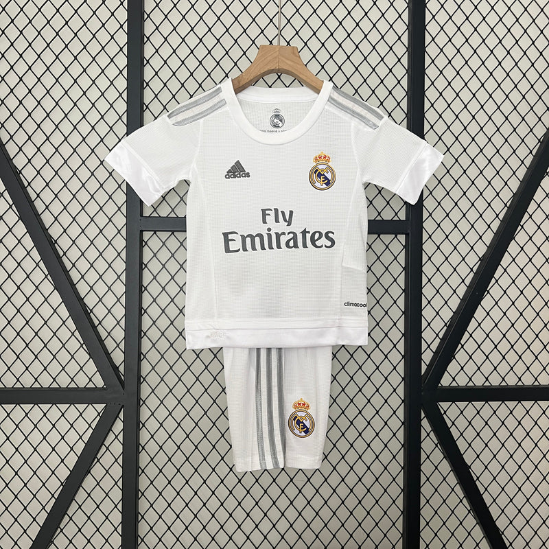 Real Madrid Kit Criança Retro 2015-16