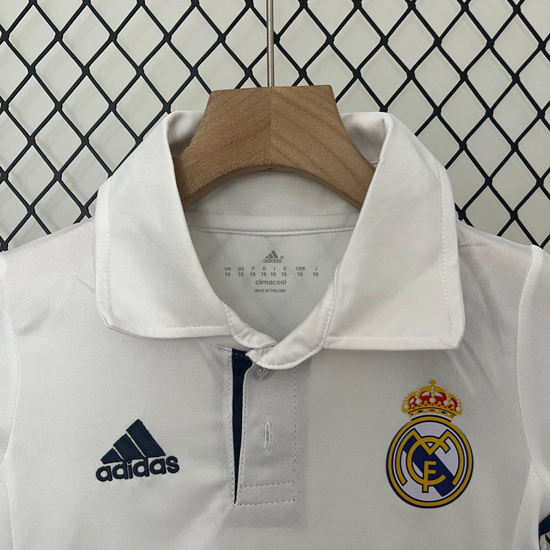 Real Madrid Kit Criança Retro 2016-17