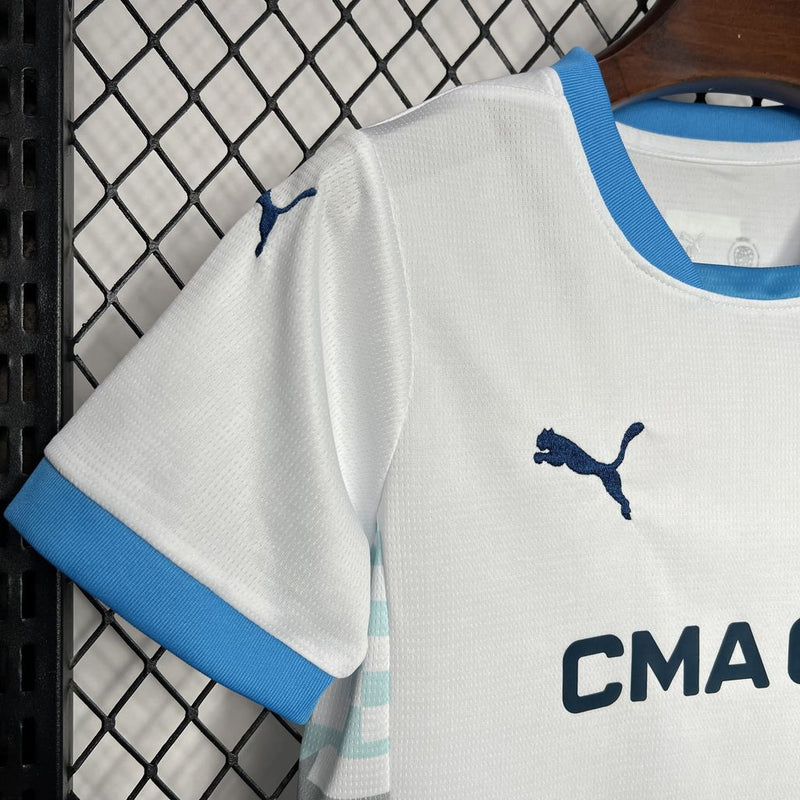 Conjunto Infantil Olympique Marseille Home 2024/25