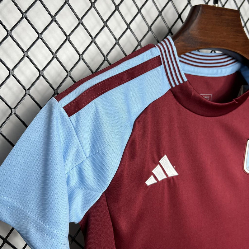 Aston Villa Kit Criança 2024-25