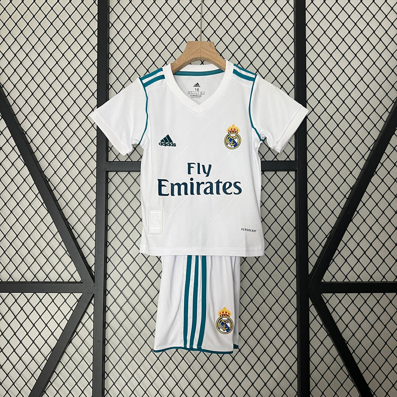 Real Madrid Kit Criança Retro 2017-18