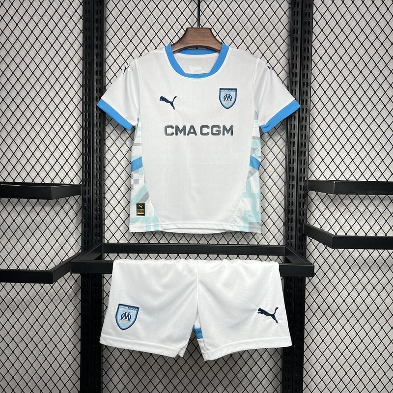 Conjunto Infantil Olympique Marseille Home 2024/25