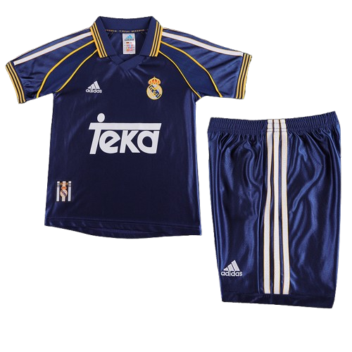 Real Madrid Kit Criança Retro 1998-99