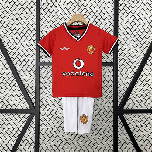 Manchester United Kit Criança Retro 2000-01