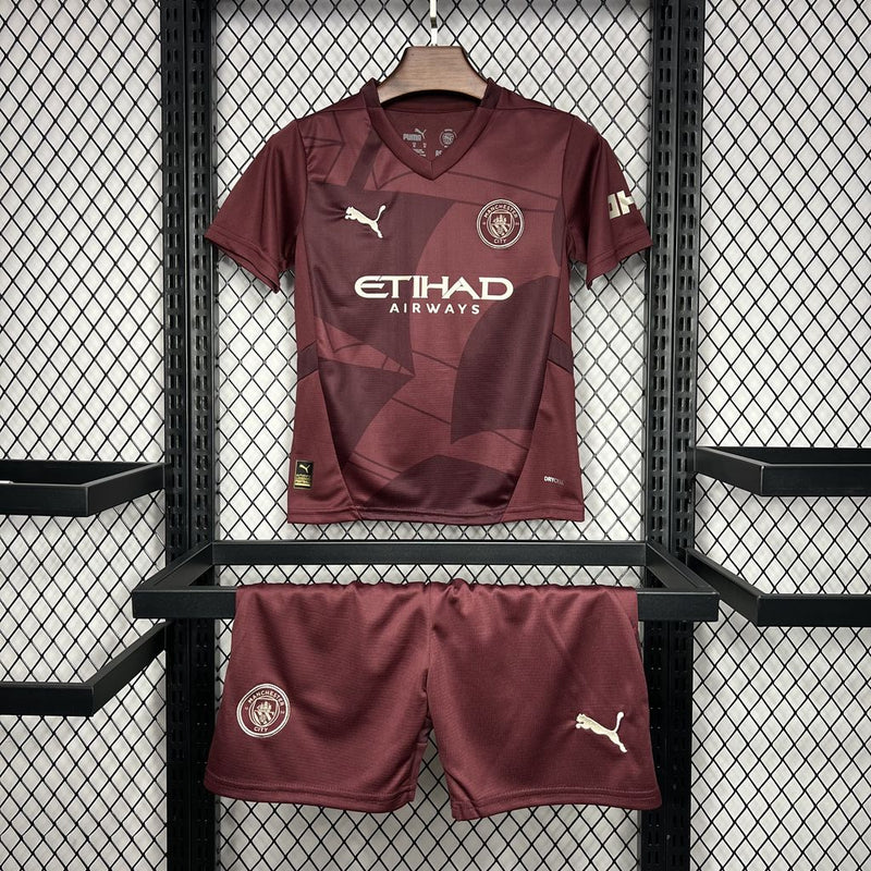 Manchester City Kit Criança 2024-25