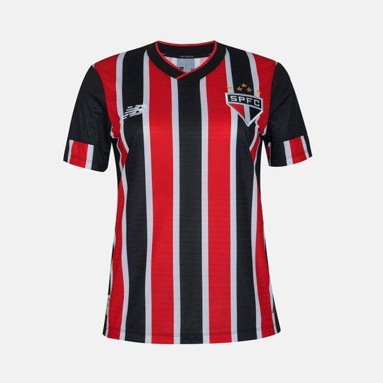 Camisola São Paulo Feminina tricolor Away 2024/25