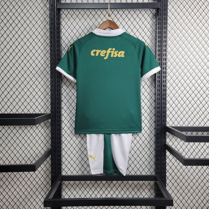 Conjunto Infantil Palmeiras verde 2024/25- Home