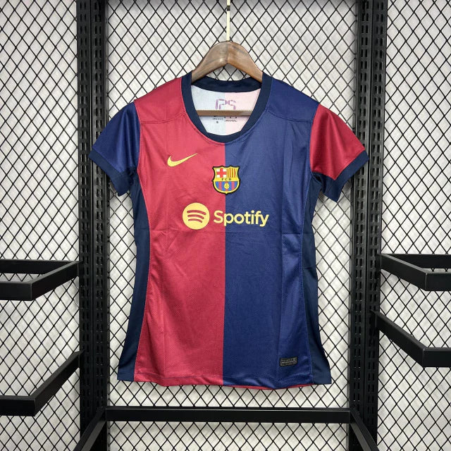 Camisola Feminina Barcelona Home 2024/25