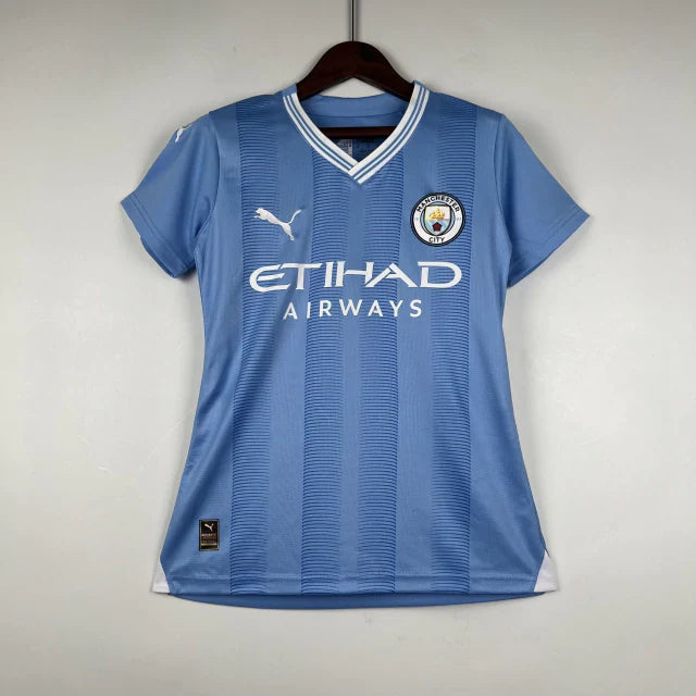 Camisola Feminina Manchester City Home 2023/24