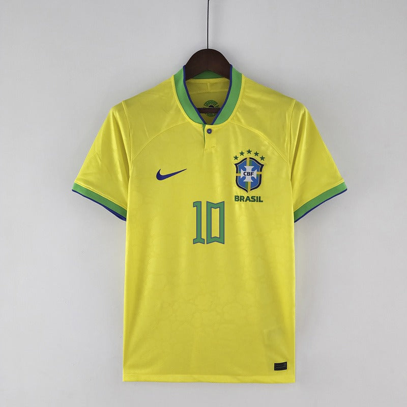 Camisola Seleção Brasil I 22/23 - Amarelo - [Neymar Jr