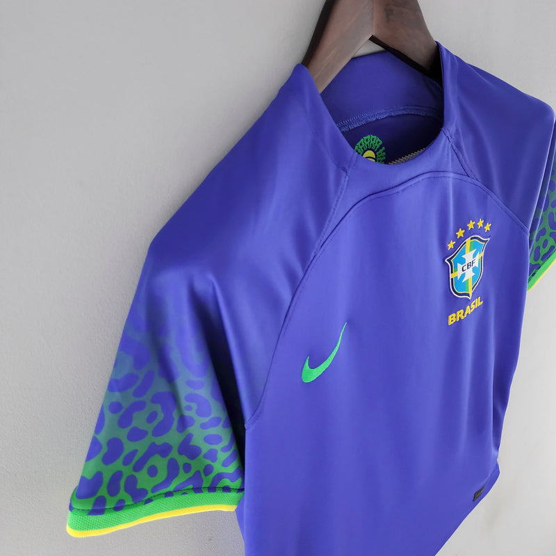 Camisola Feminina Seleção Brasil II 22/23 - Azul