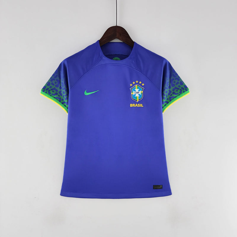 Camisola Feminina Seleção Brasil II 22/23 - Azul