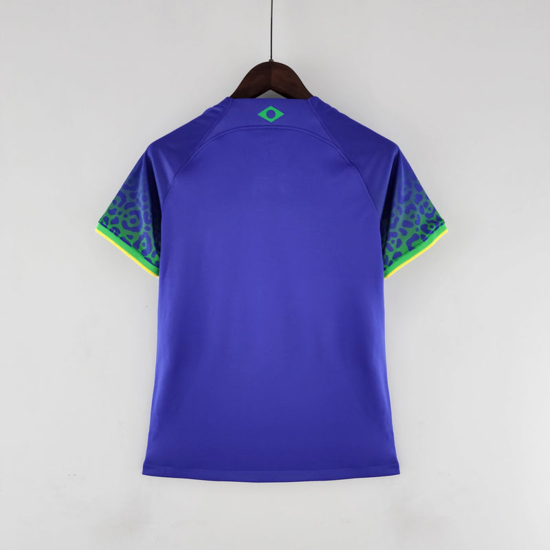 Camisola Feminina Seleção Brasil II 22/23 - Azul