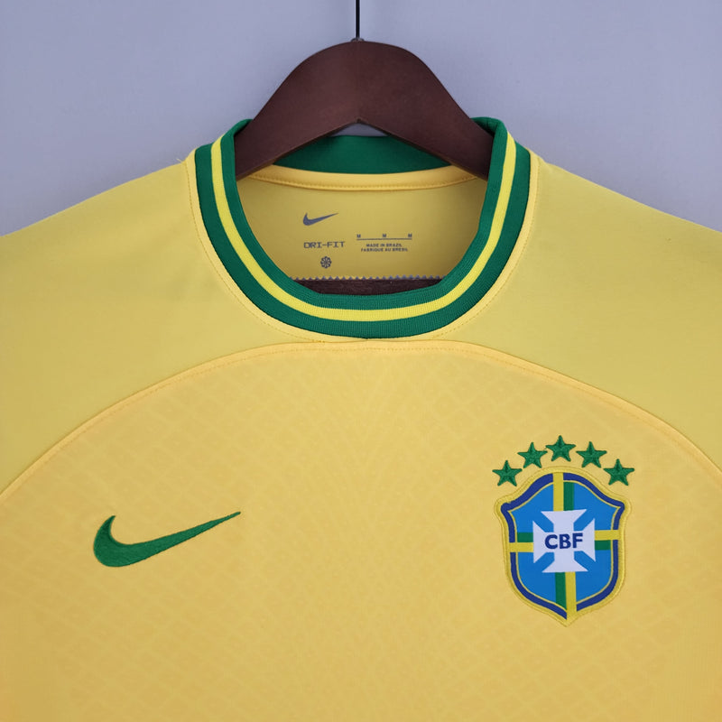 Camisola Seleção Brasil 2022 - Amarela - Conceito Amarela