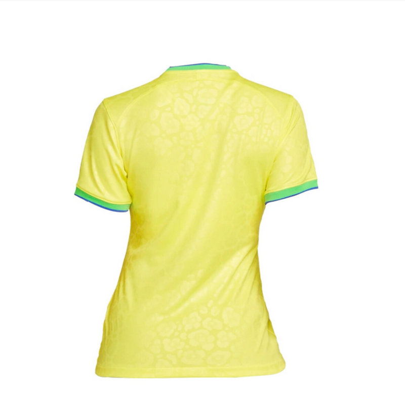 Camisola Feminina Seleção Brasil I 22/23 - Amarelo