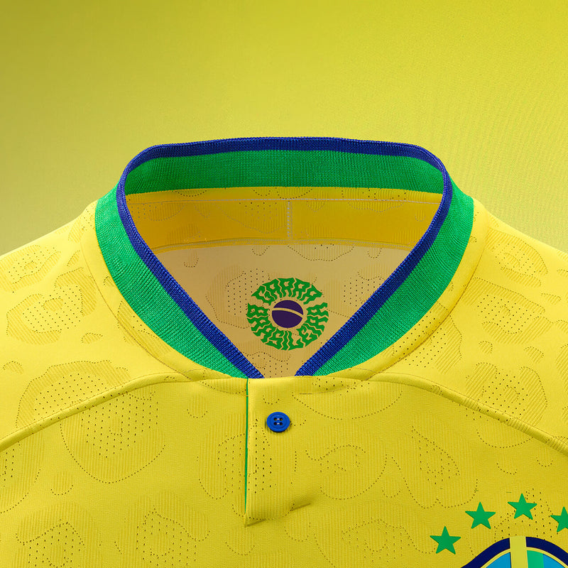 Camisola Seleção Brasil I [Com Patch] 22/23 - Amarelo