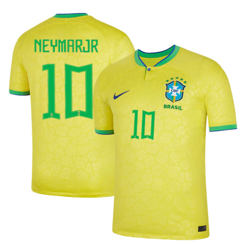 Camisola Seleção Brasil I 22/23 - Amarelo - [Neymar Jr