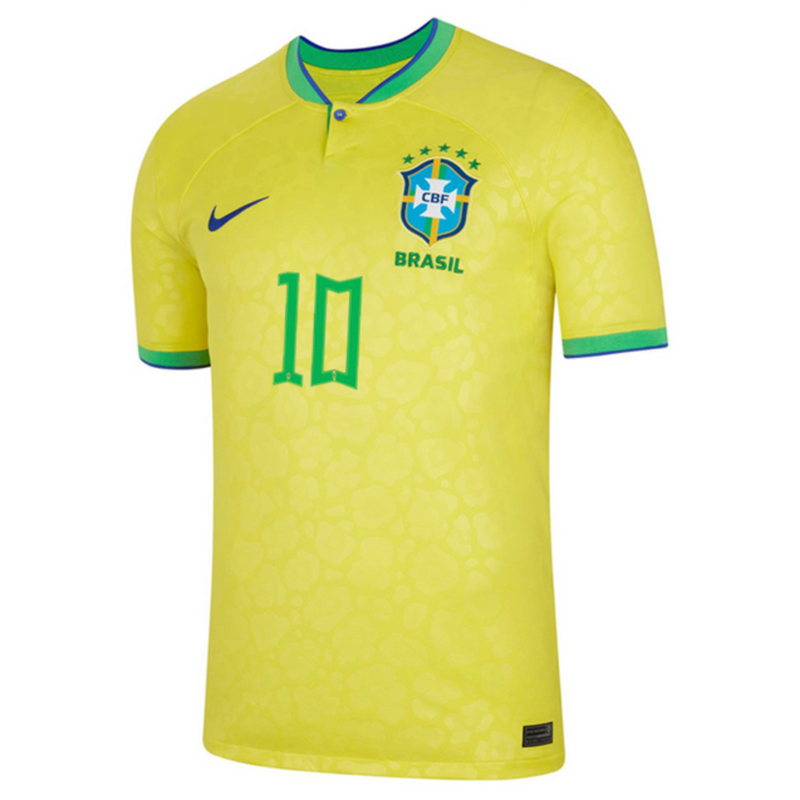 Camisola Seleção Brasil I 22/23 - Amarelo - [Neymar Jr