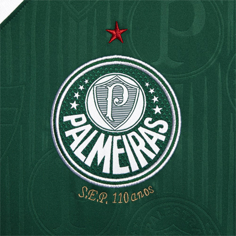 Camisola Palmeiras Feminina Verde Home 2024/25