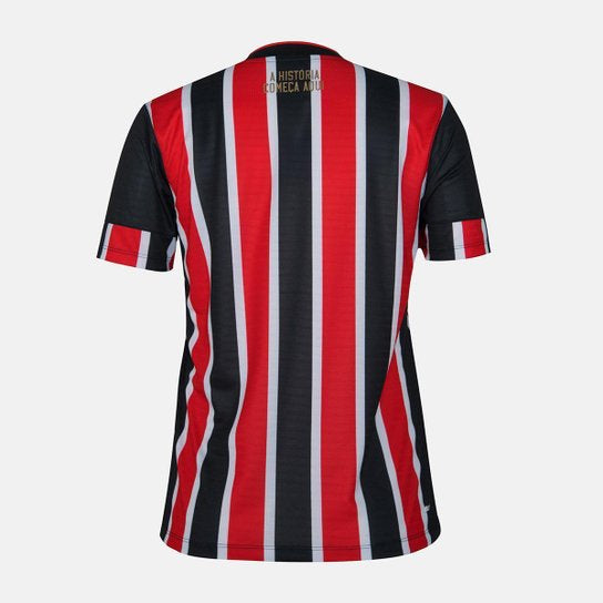 Camisola São Paulo Feminina tricolor Away 2024/25