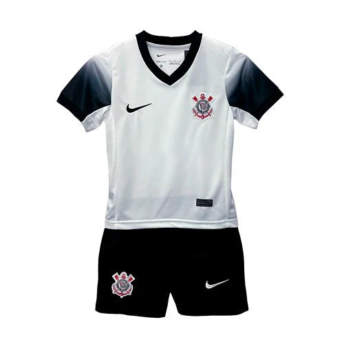 Conjunto Infantil Corinthians branco 2024/25