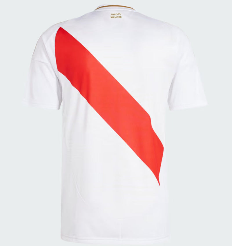 Camisola Seleção Peru I 24/25 - Branco e Vermelho