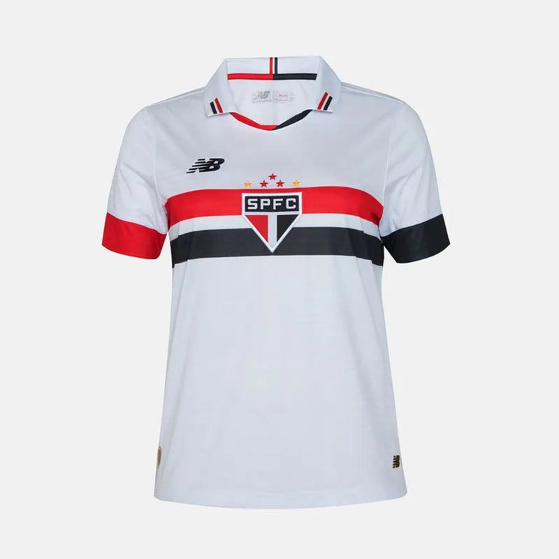 Camisola São Paulo Feminina branca Home 2024/25