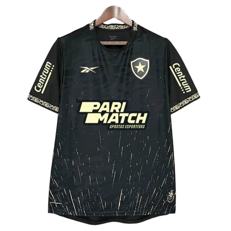 Camisola Botafogo II 24/25 com patrocínio - Preto e Dourado