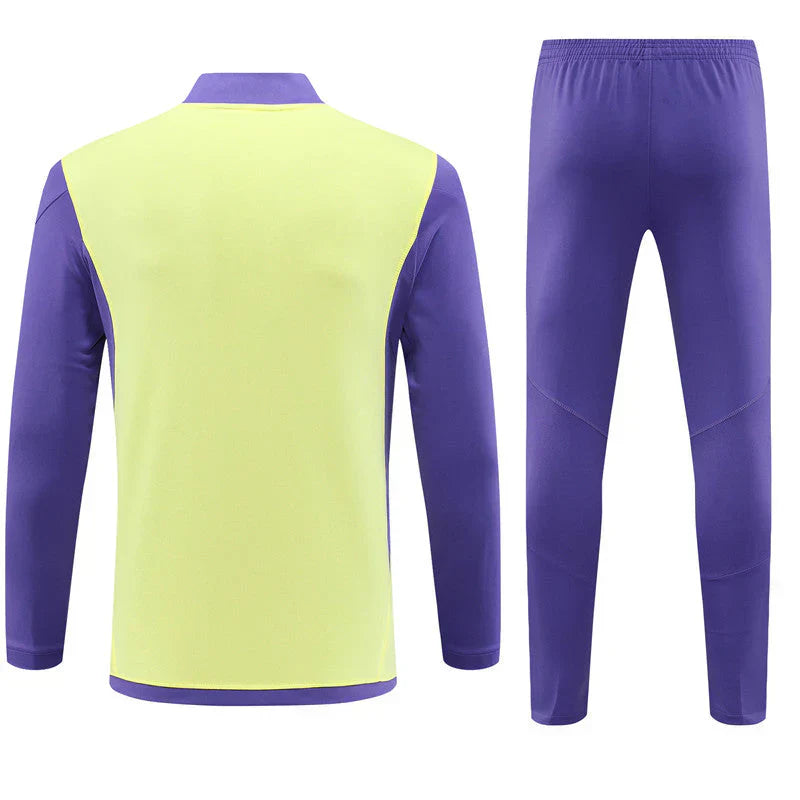 Fato de Treino Real Madrid 23/24 - Amarelo e roxo