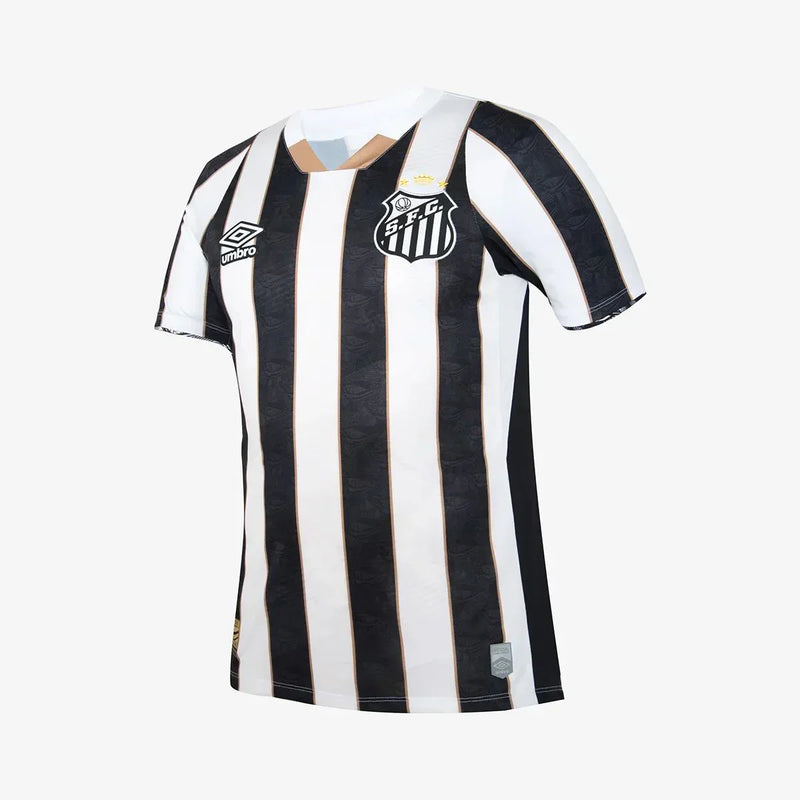 Camisola Santos II 24/25 - Branco e Preto