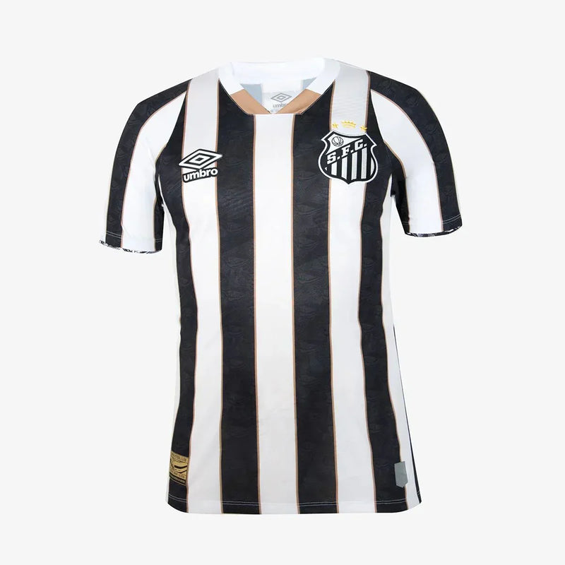 Camisola Santos II 24/25 - Branco e Preto