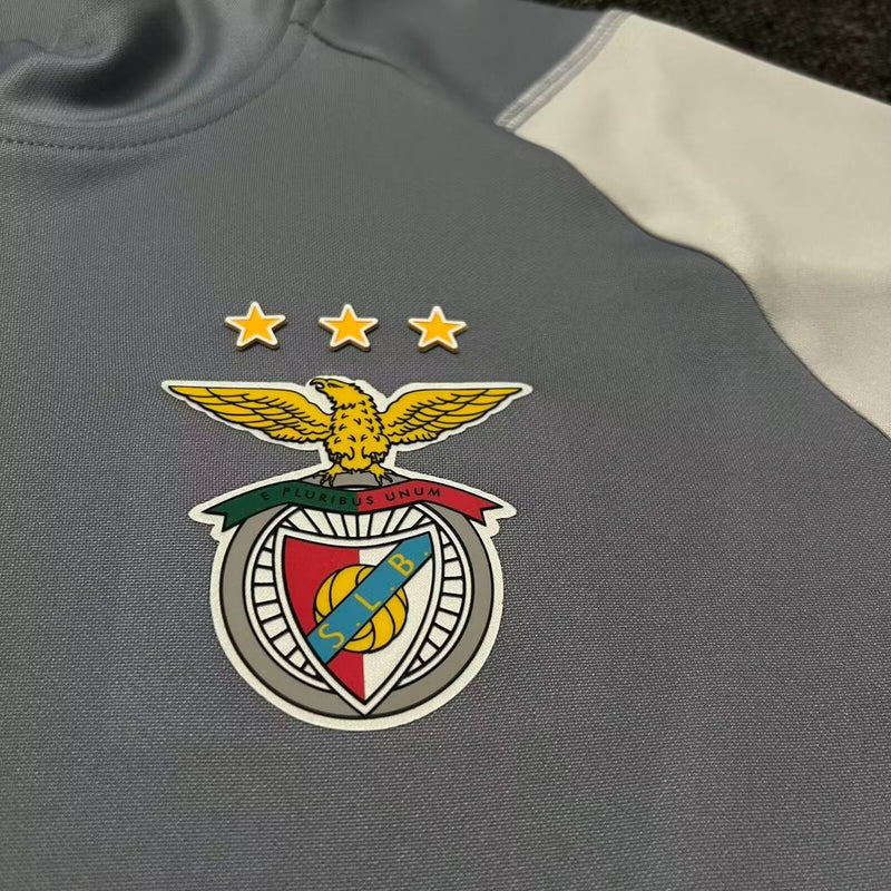 Fato de Treino Benfica 23/24 Meio fecho Cinza/preto