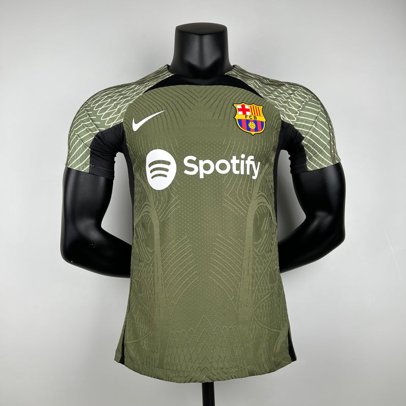 Camisola Barcelona Treino Jogador 23/24 - Musgo