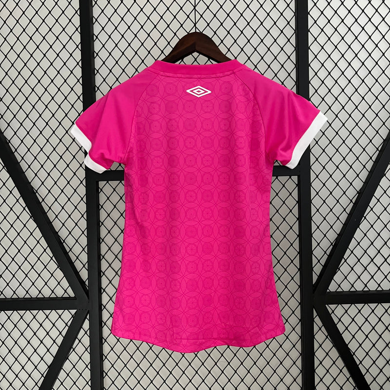 Camisola Santos Pink Feminina 23/24 - Rosa