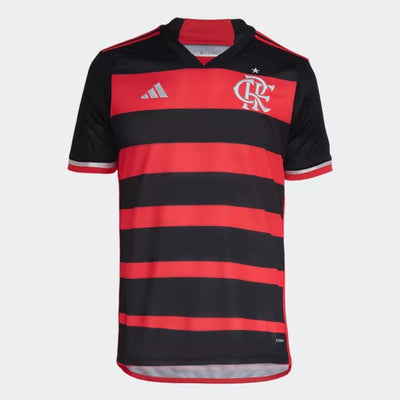 Camisola Flamengo Home 24/25 - Vermelha e Preta