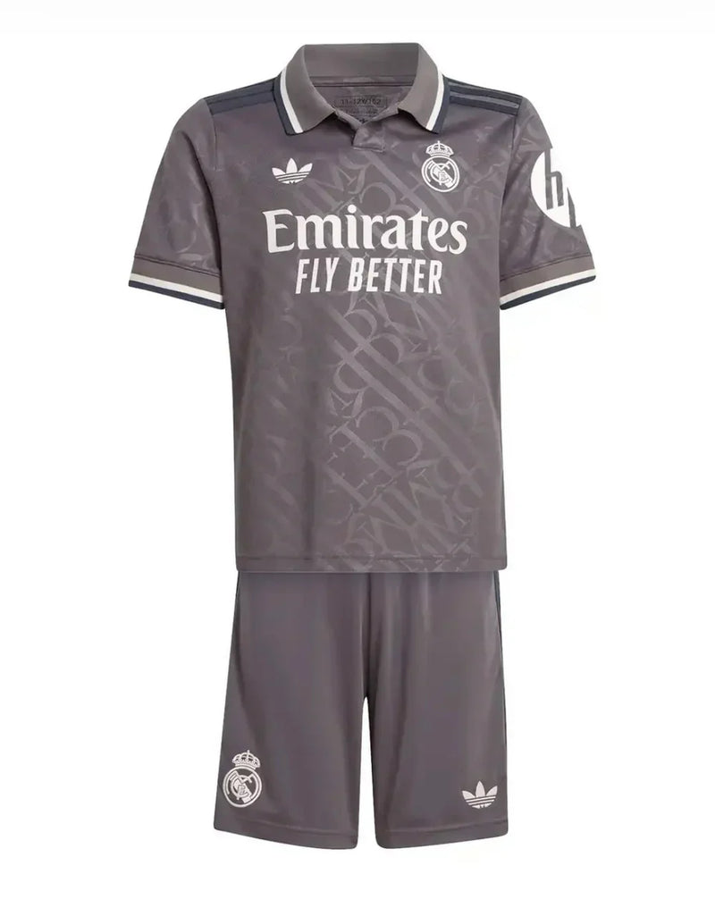 Kit Infantil Real Madrid III 24/25 - Preto