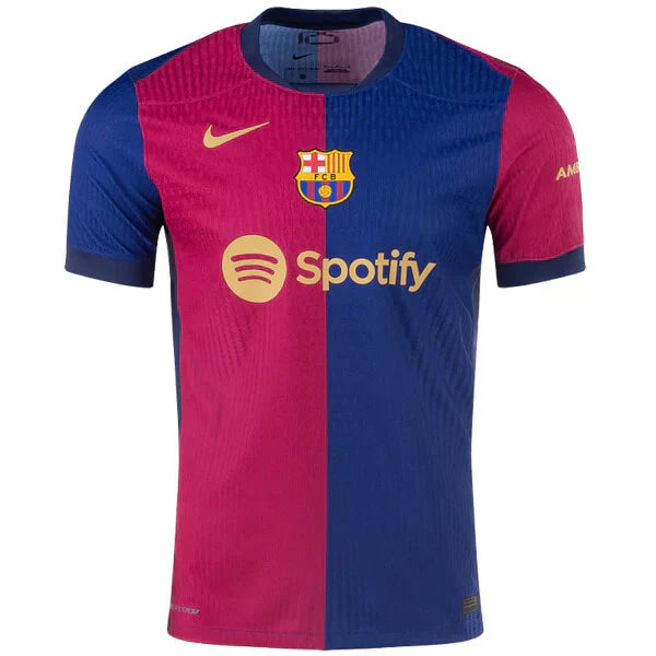 Camisola Barcelona I Jogador 24/25 - Azul e Vermelho